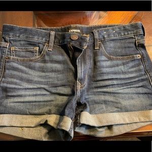 Express Denim Shorts